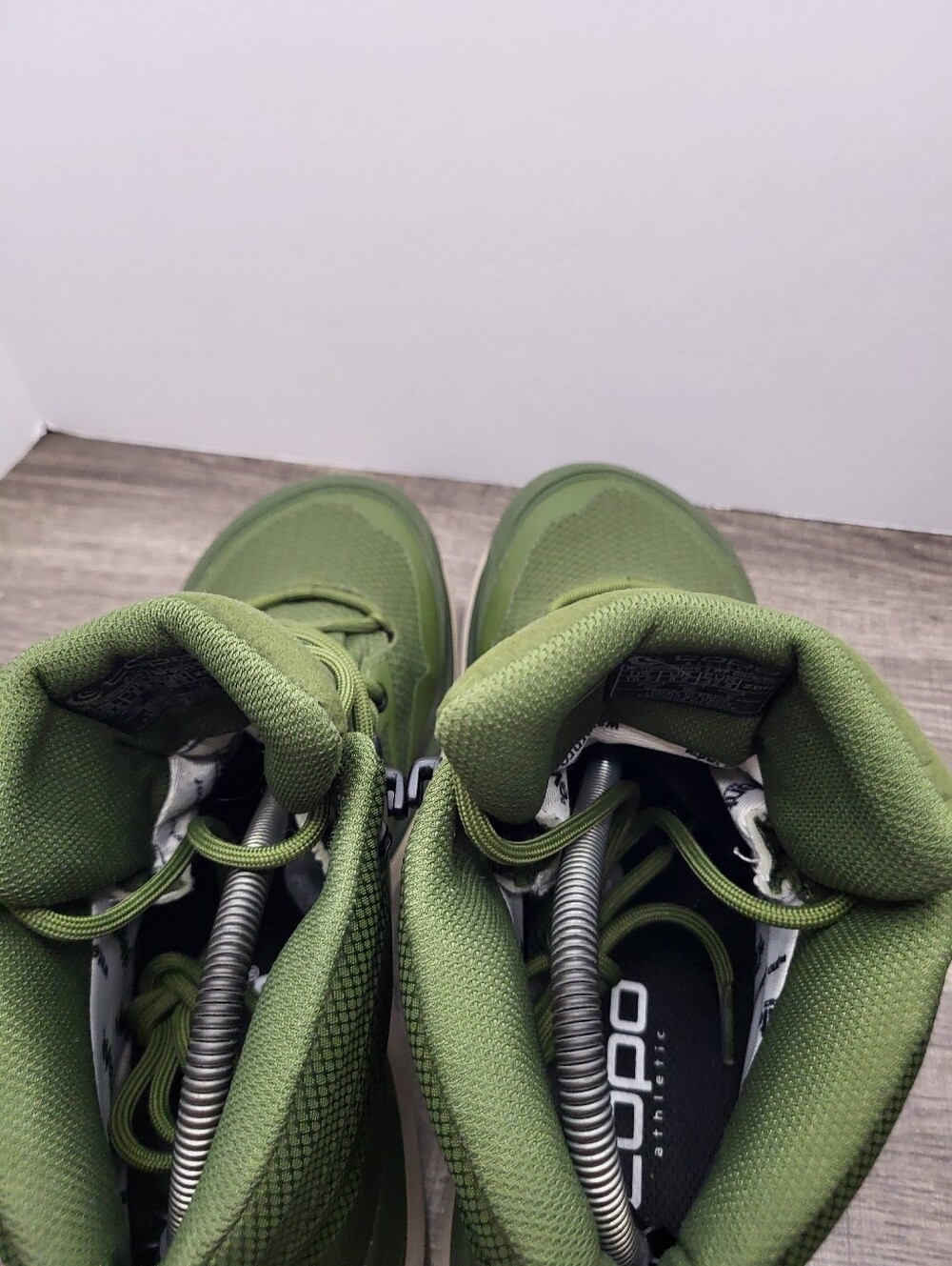 Topo Trailventure 2 WP Mid Women's Size 10.5 Hiking Boots Olive Tan Waterproof - Picture 6 of 10